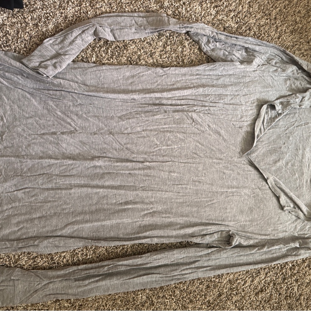 Calvin Klein Heather Gray Long Sleeve Shirt